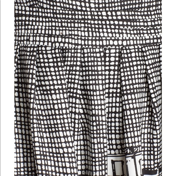 Ellen Tracy Pleated Twill Fit Flare Dress 2 - Picture 5 of 5